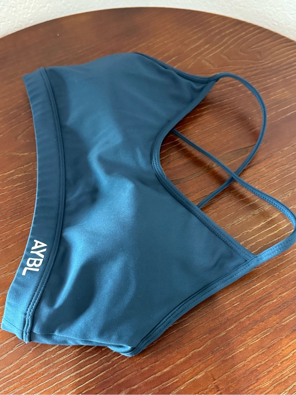 AYBL Teal Strappy Sports Bra Size Small
